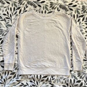 Old Navy Crew Neck Sweater Creme Multicolor Women Medium